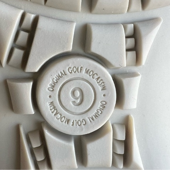 Marc Fisher NYC Golf The Original Golf Mocassin Blue Leather  Women's Size 9 - Picture 8 of 8